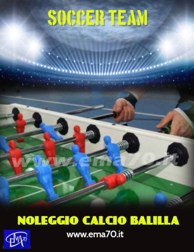 Noleggio calcio balilla