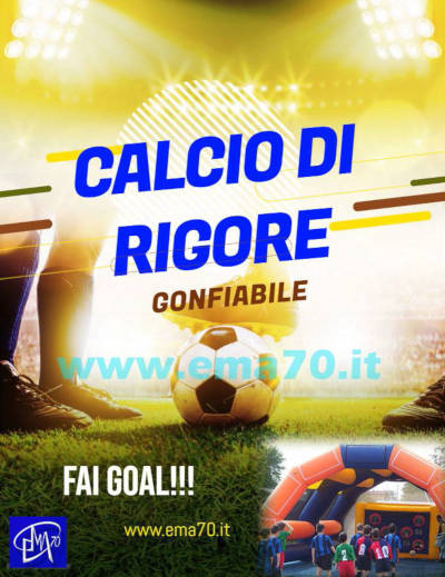 Gonfiabile calcio di rigore