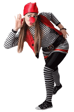 Ragazza clown
